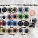 10 PAIR Safety Eyes For Dolls, Teddy Bears, Puppets, Monsters, Plushies, Choose Size 18mm or 21mm and Color Crochet, Sewing, Crafts (PE-1)