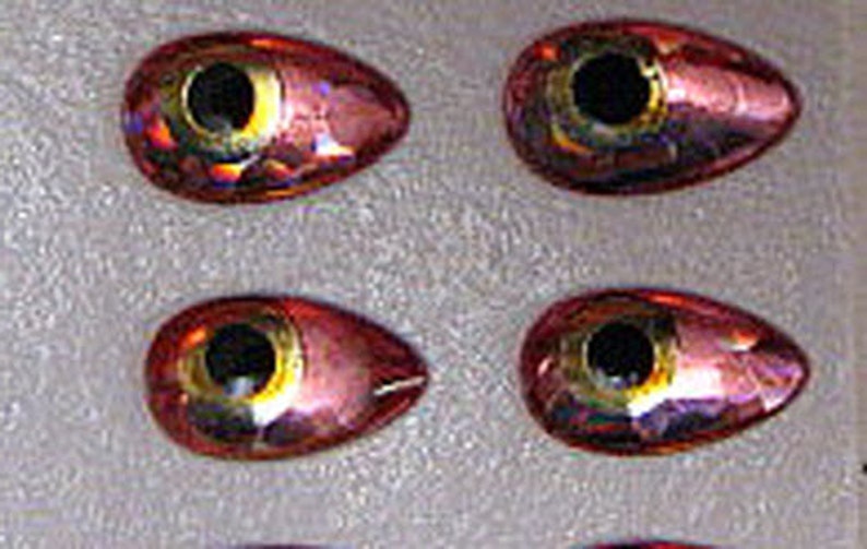 100 PAIR Fish Lure Eyes Tear Drop Shape 3mm by 5mm 3D With Etsy