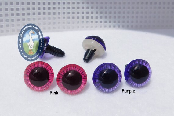12 paar veiligheid ogen Starburst Iris 11mm 13mm of 15mm 6 paar ronde platte zwarte schijf veiligheid ogen neus | Etsy