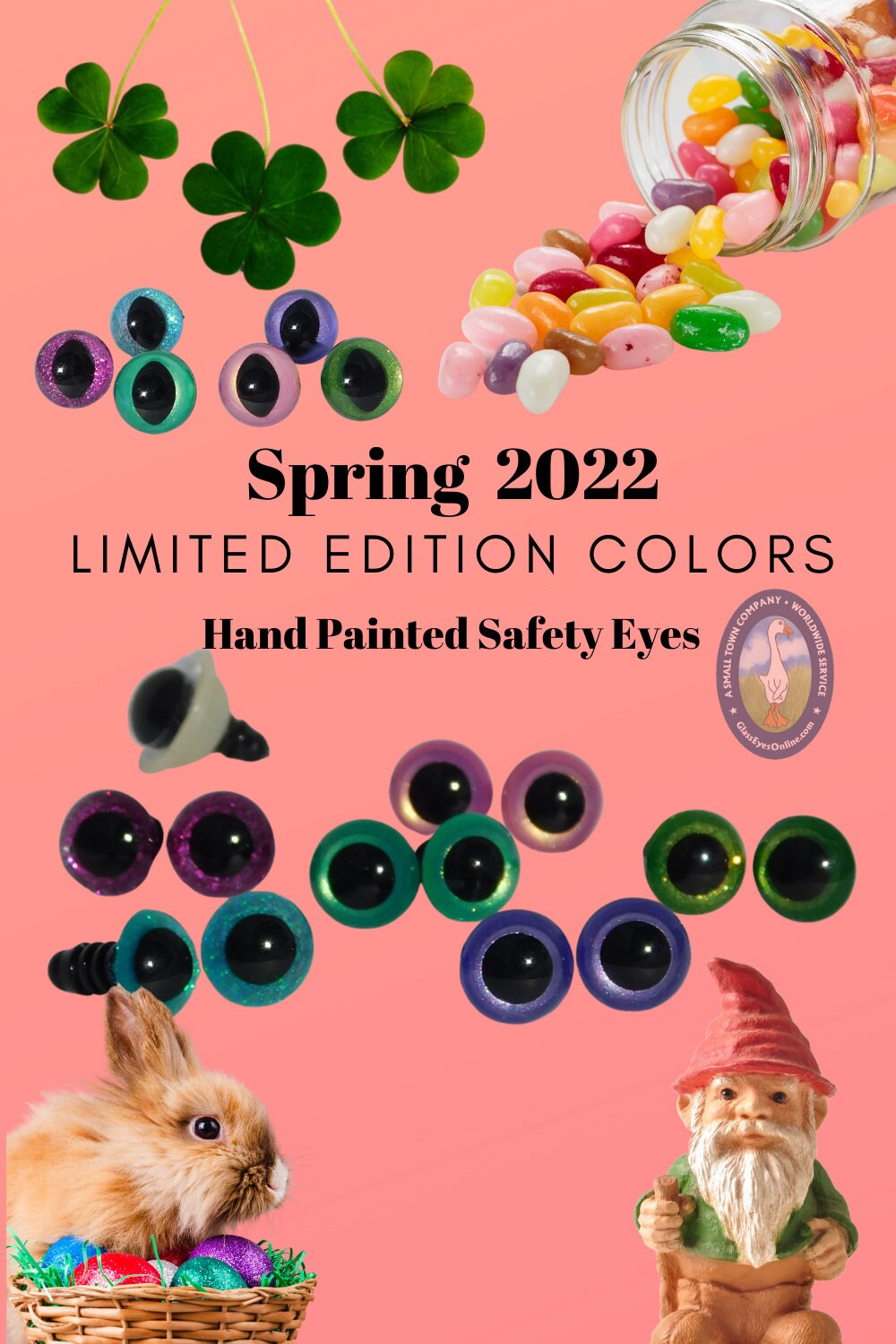 40 Mm Solid Black Safety Eyes 1 Pair Amigurumi Eyes Plastic Animal Eyes  Craft Eyes Teddy Bear Eyes Animal Safety Eyes 