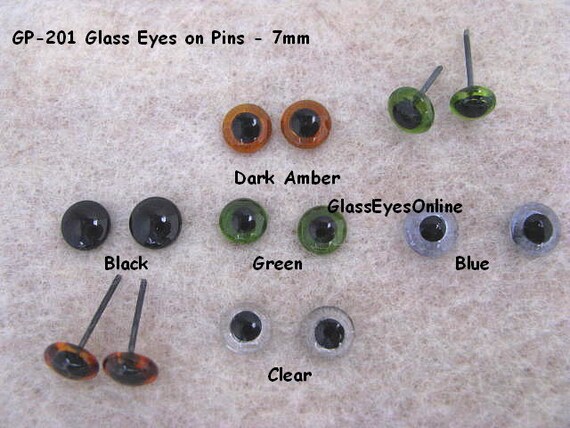 100 Needle Felting Eyes 8mm-24mm