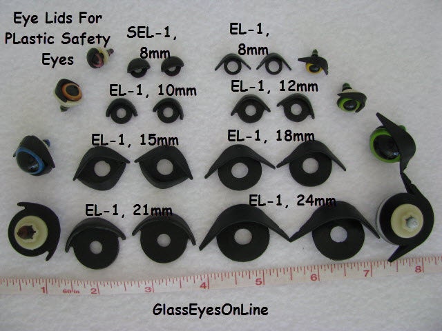 Plastic Eye Lids For Safety Eyes