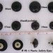 5 PAIR 24mm or 27mm or 30mm or 34mm BLACK Safety Eyes Extra Large for Teddy Bears, Dolls, Puppets, Monsters, Sewing, Crochet ( PE-1 )