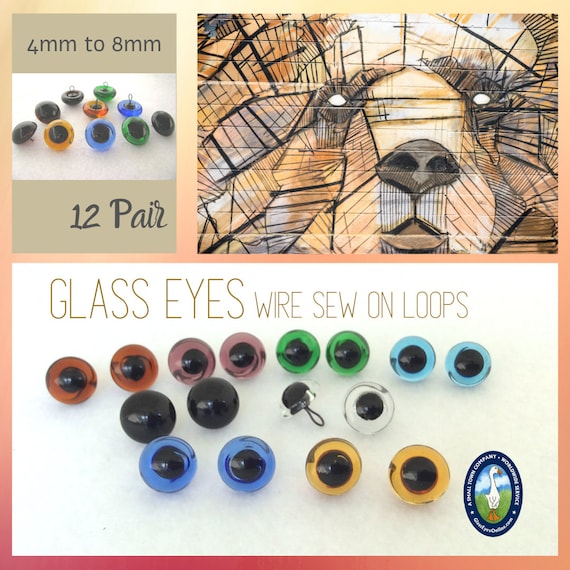 Glass Eyes For Teddy Bears, Dolls, Plush Animals, Fantasy