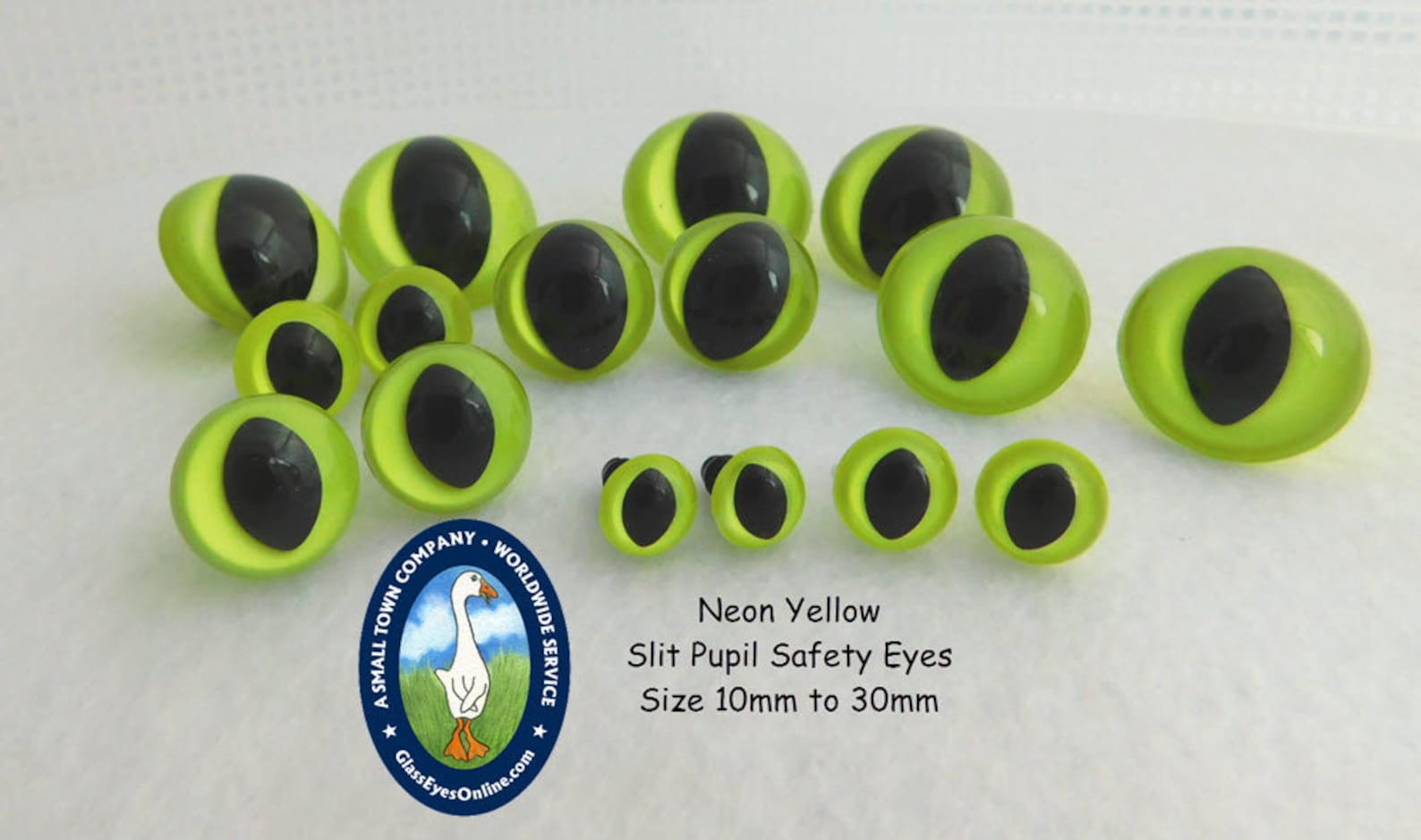 Cat Safety Eyes 4 Pair Neon Colors 10mm to 30mm SLIT Pupil Etsy