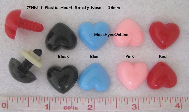 Eye 20 pc.18mm to 23mm Triangle Safety Nose TN-1 Doll Teddy Bear Button