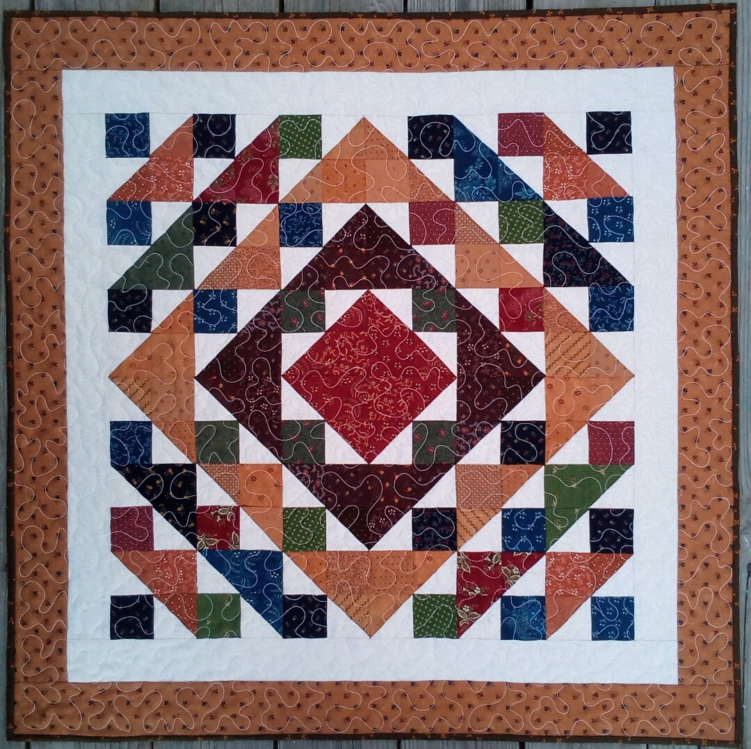 Handmade Quilt Wall Hanging or Table Topper Etsy