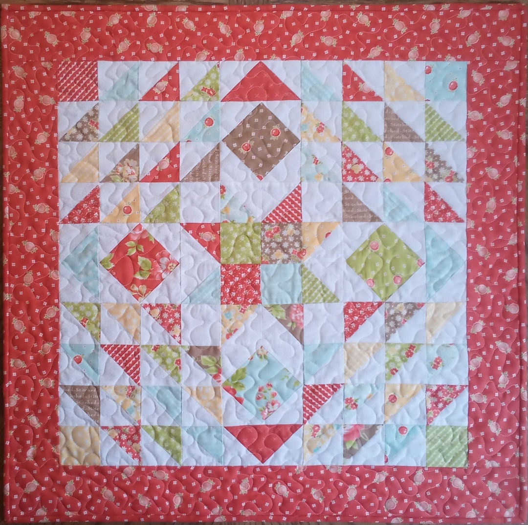 Handmade Quilt Wall Hanging or Table Topper Spring Etsy