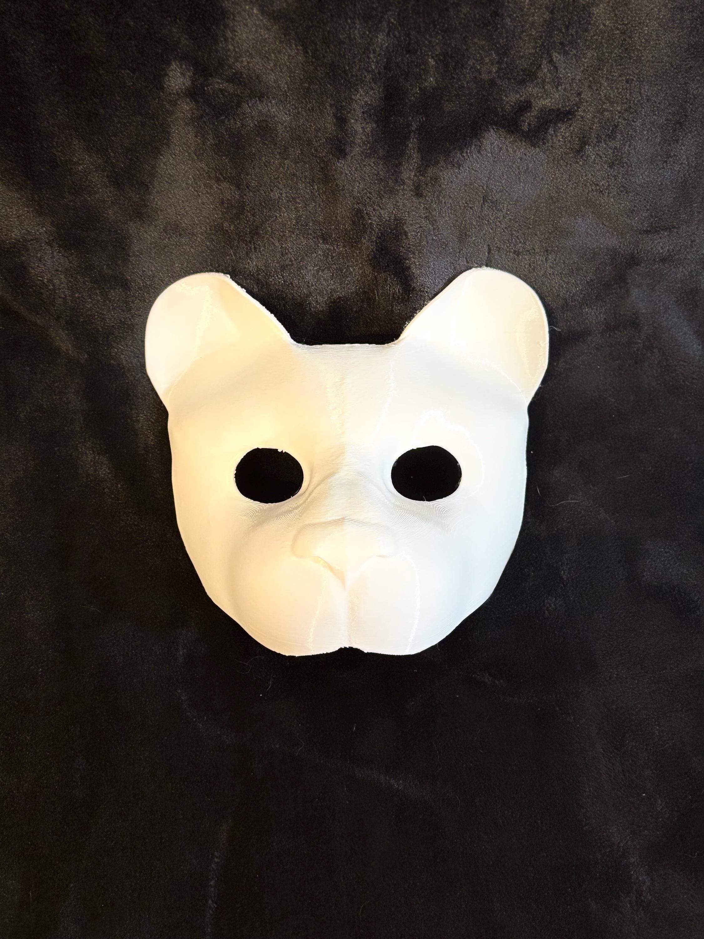 Masque Panthère Noire origami 3D à assembler