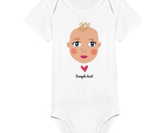 Baby Face Love Classic Baby Short Sleeve Bodysuit Onesie