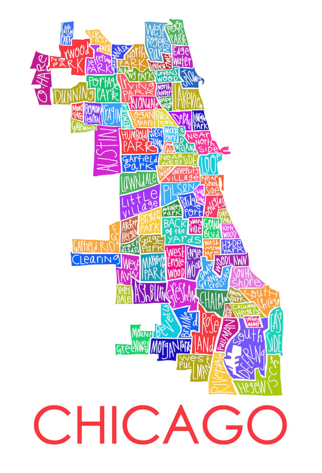 Map Of Chicago Neighborhoods