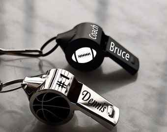 Personalized Whistle, Gift for Football