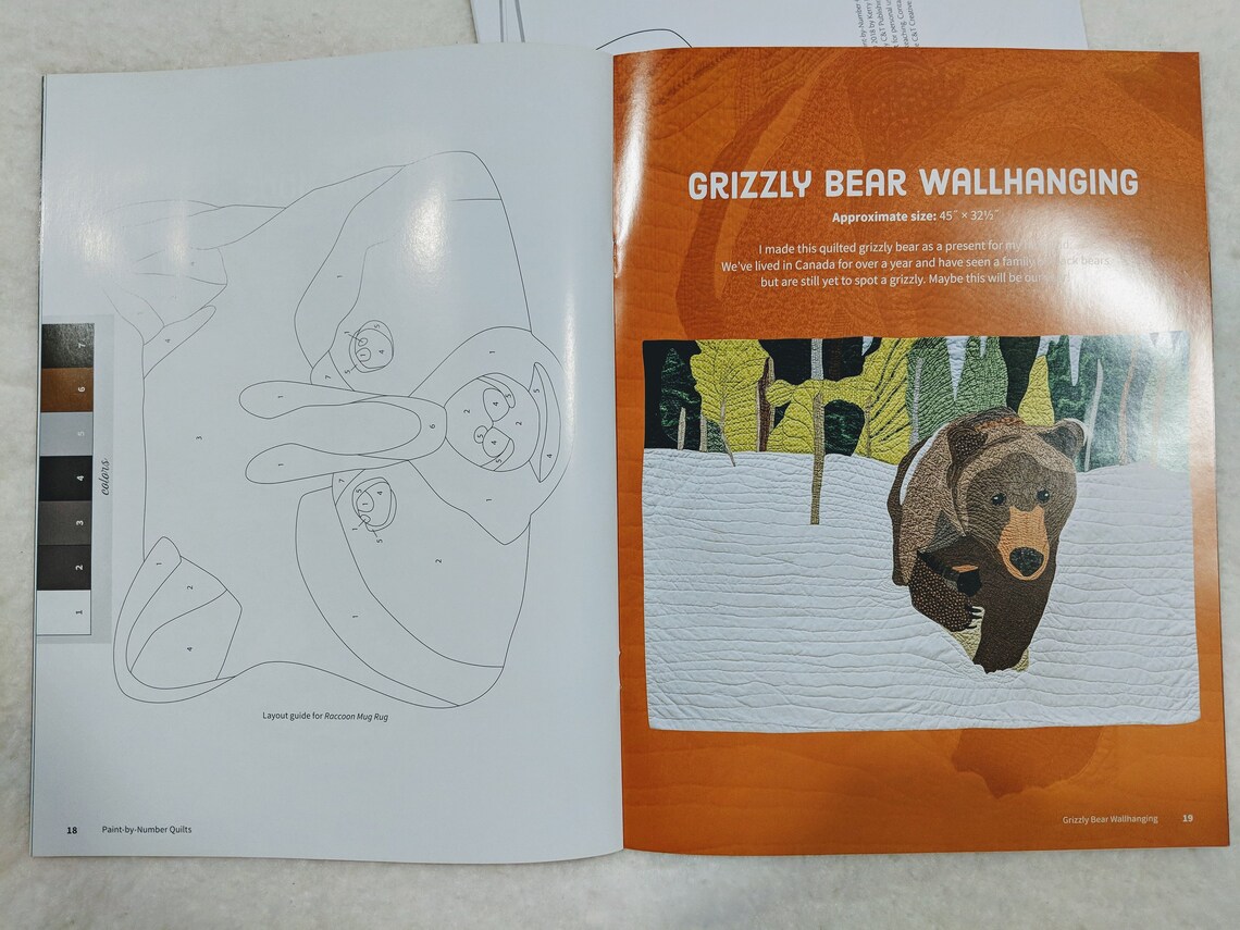 Paint by Number Quilts by Kerry Foster I Can Sign It If You Etsy