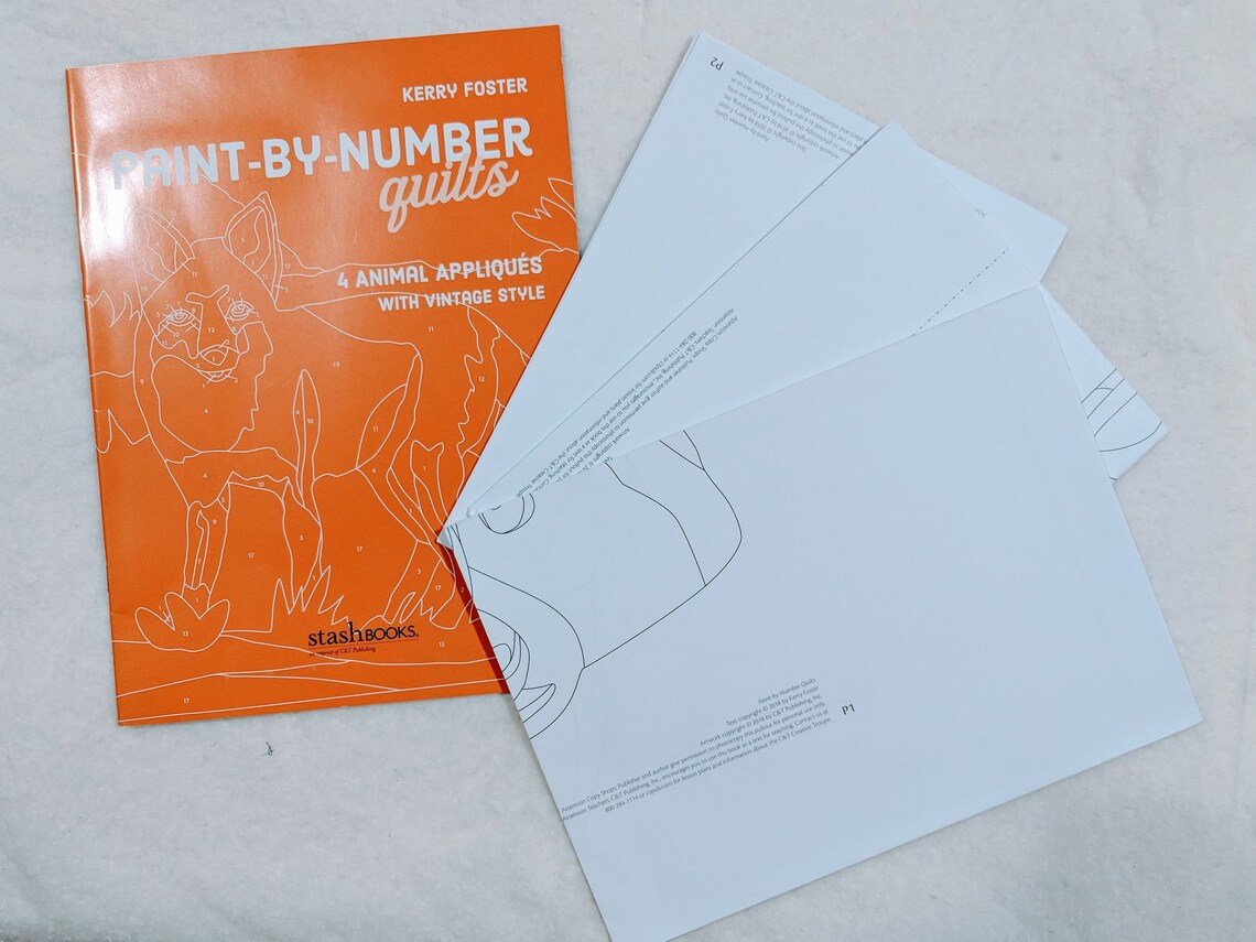 Paint by Number Quilts by Kerry Foster I Can Sign It If You Etsy