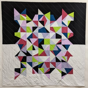 Improv Your Own Adventure - A foundation paper pieced quilt pattern - PDF download, PDF pattern, modern quilt pattern, paper piecing