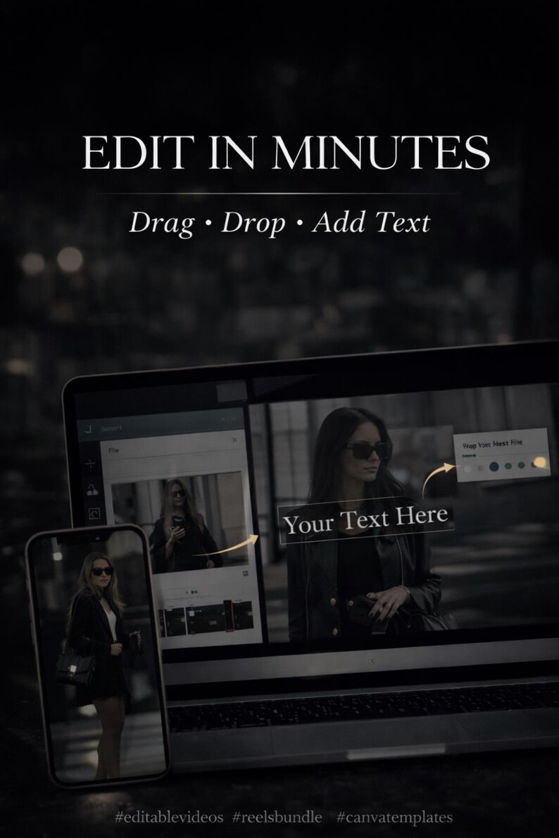 500 Reels | Faceless Content for Women Creators | Canva & CapCut Download image 4