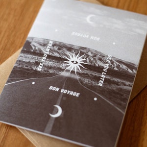 Bon Voyage Greeting Card | A2 5.5 x 4.25" | ethically sourced paper | blank inside | made in Canada
