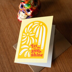Sun Shine-wensverzorging | A2: 5,5 x 4,25 inch | ethisch verantwoord papier | blanco binnenkant | gemaakt in Canada