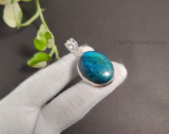 Labradorite 925 Sterling Silver Pendant, Boho Handmade Necklace