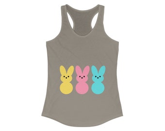 Easter Peeps Women's Ideal Racerback Tank