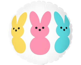 Easter Peeps Balloon Round Shaped, 11"