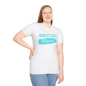 World's Best Mom Unisex Softstyle T-Shirt image 7