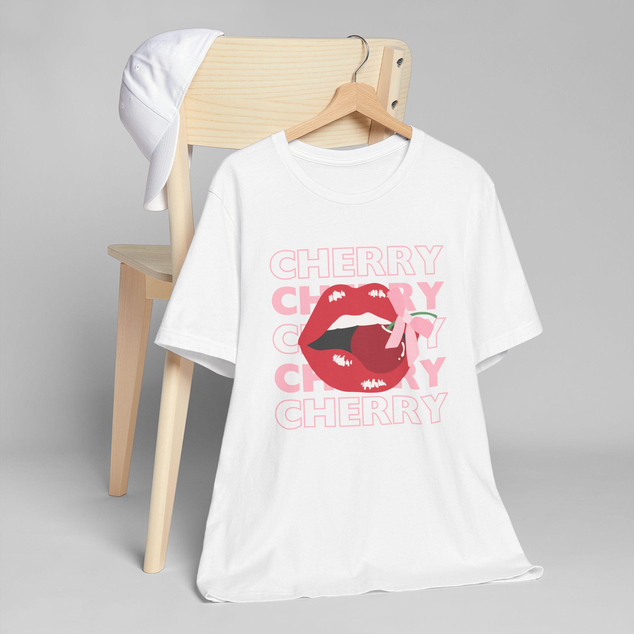 Tourist Knit Jersey Tee Chocolate Cherry