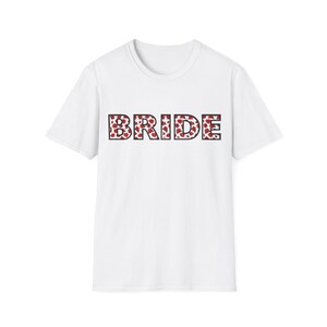 BRIDE Unisex Softstyle T-Shirt - Comfortable Wedding Day Tee