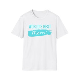 World's Best Mom Unisex Softstyle T-Shirt image 1