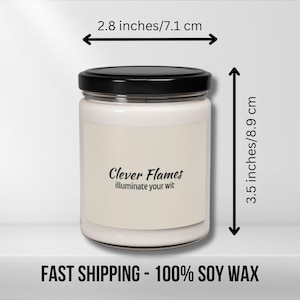 16th Anniversary Soy Wax Candle Gift for Wife image 2