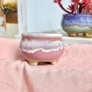 Handmade Succulent Planters Handmade Pottery Gift for Mom, Mini Succulent for  Pot Garden Decor Gift, Cute Flower Pottery Pot Gift for Women