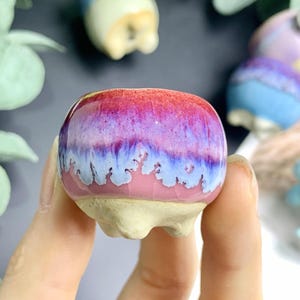 Cute Succulent Planters in Pots Magnets Gifts for Women, Tiny Ceramics Vase Pot Magnets Decor Gifts, Tiny Flower Pottery Pots Gifts for Her.
