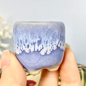 Unique Succulent Planters Handmade Tiny Pottery Gifts for Mom, Mini Ceramics Vase Pot Garden Decor Gift, Small Flower Pottery Gifts for Her.