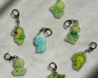 Handmade Smiski Acrylic Keychains Smiski Keychain
