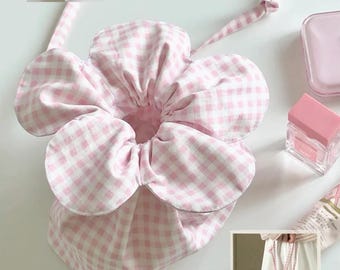 Flower Drawstring Bag Sewing Pattern, Petal Purse Pattern, Unique Crossbody Bag Pattern, Floral Shoulder Bag PDF, DIY Bag Pattern, Tutorial