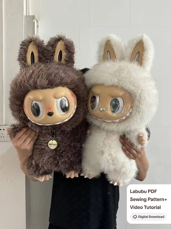 Zimomo Labubu Pattern 58cm Labubu Sewing Pattern With Video