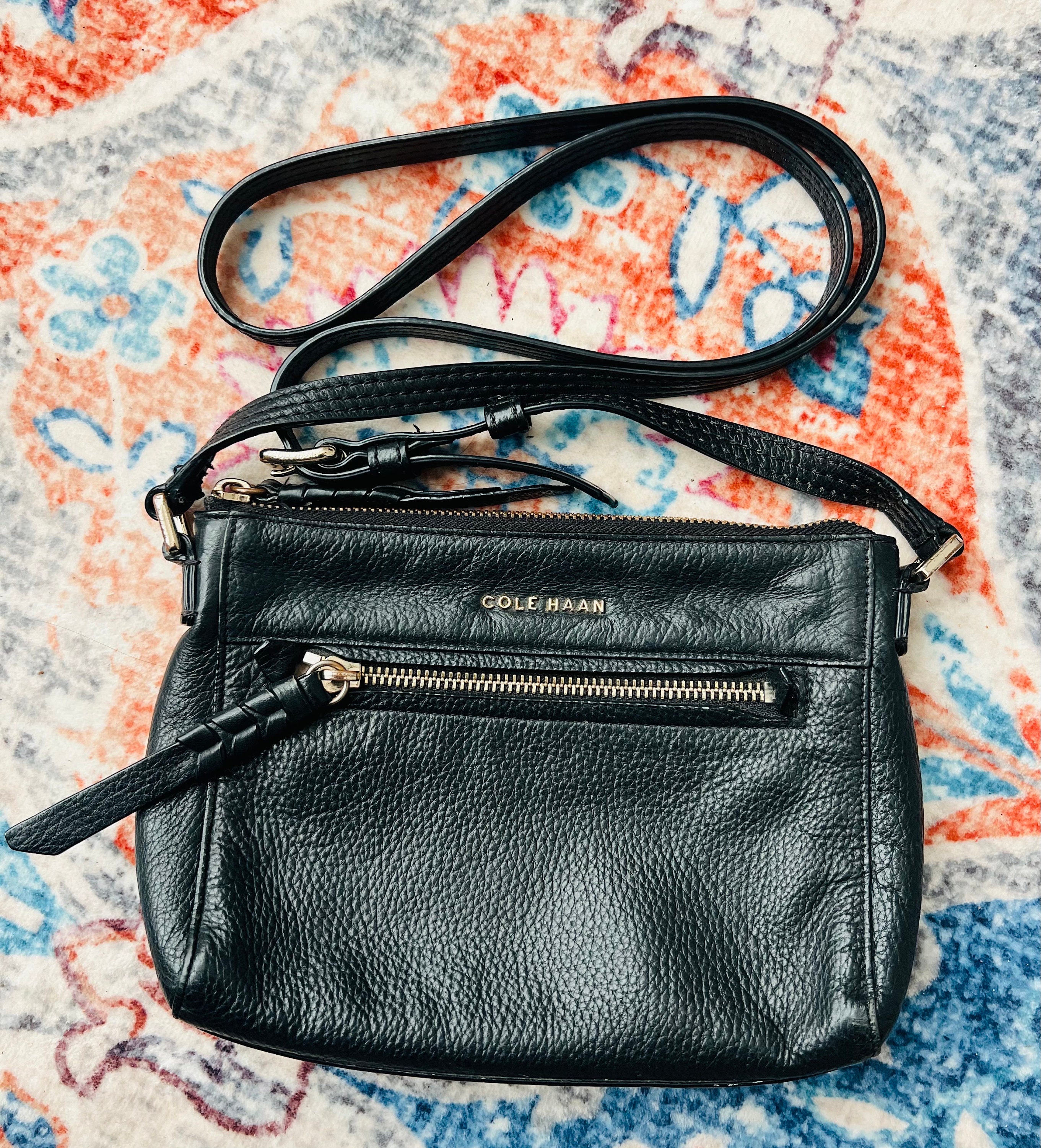バッグ 00's Cole Haan y2k Archive leather bag Cole Haan Casual Vintage Y2K Brown Leather Crossbody Village