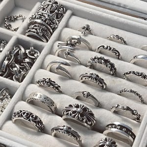 Chrome Hearts Ring Forever - Etsy