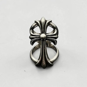 Chrome Hearts Infinity Cross Ring - Etsy