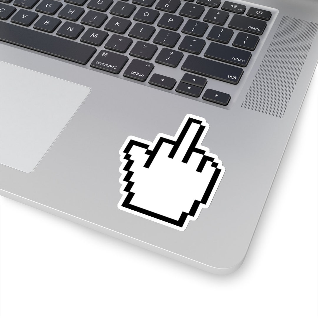 Middle Finger Sticky Notepad MIDDLE FINGER CURSOR Sticker - Etsy