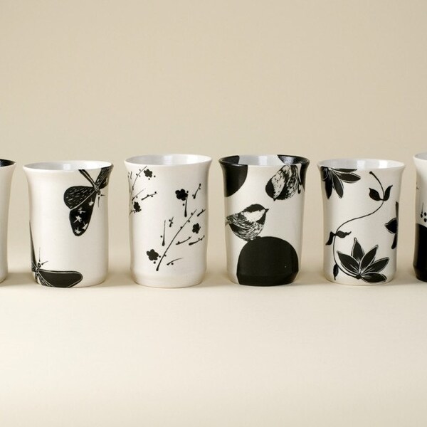 Set of Porcelain Cups