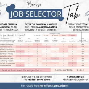 Job Application Tracker, Job Application Tracker Spreadsheet, Job Offer Google Sheets Template, Job Interview Planner, Job Interview Tracker, Automated Job Search Spreadsheet, Job Search Tracker, Job Planner Dashboard