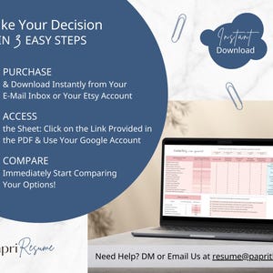 decision matrix, decision maker, decision tool, eisenhower decision, eisenhower matrix, matrix planner, decision tracker, priority matrix, decision matrix tool, job search tracker, side hustle tracker, google sheets, spreadsheet template