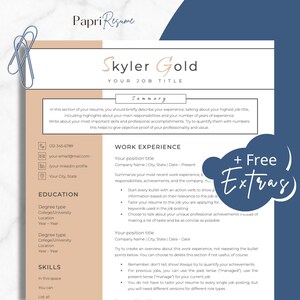Resume Template Word, Google Docs, & Apple Pages | Pretty Pink Girl Classic ATS Friendly CV Editable Customizable Minimalist Simple Document