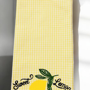 Kitchen Towel Lemon Design Kitchen Décor