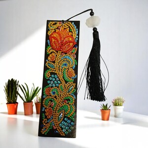 Rose Crystal Bookmark