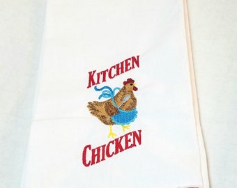 Embroidered Kitchen Towel Kitchen Chicken Home Décor