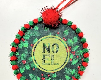 Christmas Noel Ornament