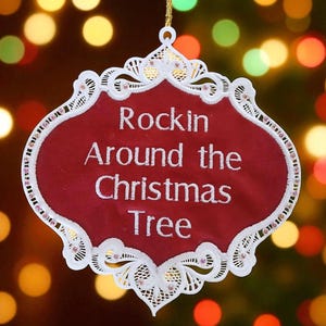 Large Christmas Ornament 7x 7