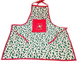 Elf Embroidered Apron